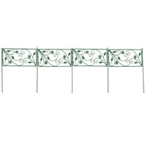 unbranded  Mesh Pergola Chain Link Fence Clips Hanging Plant Bracket Fences Green