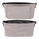 thumbnail image 2 of Cochecito de bebé Bolsa colgante Organizador Bolsa de almacenamiento Portavasos para botella de pañales (Caqui), 2 of 5