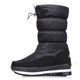 thumbnail image 1 of Zapatos Invierno A La para Exteriores Botas Impermeables Mantener El Calor Nieve Mujer Forradas Piel Resistentes Al Media Pantorrilla Cómodas, 1 of 9