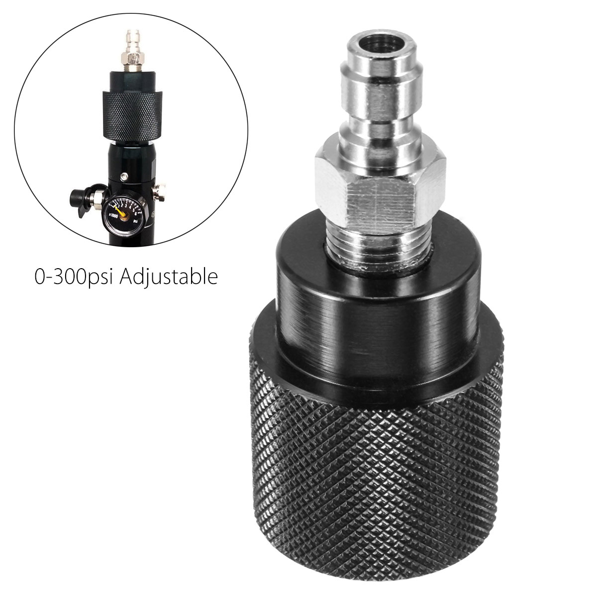 Paintball Co2 Air Compressed Tank Refill Adapter Regulator 0 300psi Adjustable Walmart Canada
