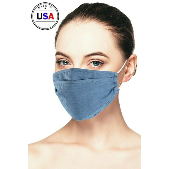 3d Reusable Face Mask Denim