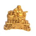 thumbnail image 4 of Estatua de Buda, adorno de mesa, artesanía en aleación, escultura decorativa Feng Shui, figura de Maitreya para estante, decoración de sala de estar., 4 of 9