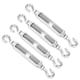 thumbnail image 3 of Uds gancho a gancho tensor Kit de Hardware de acero inoxidable para Cable tensión de cuerda M6, 3 of 9