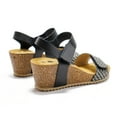 thumbnail image 5 of Eric Michael Women's Gypsy Cork Wedge Heel Sandals, Black,10 M US, 5 of 7