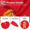 thumbnail image 4 of Actgleam Girls Sweater Dress Christmas Long Sleeve Knit Dress,11-12Y, 4 of 7