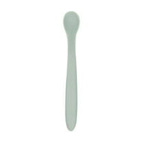 pvdgvd Baby Food Grade Silicone Spoon, Soft & Heat-Resistant for Complementary Food, Bendable Handle & Easy to Clean, Training Tableware