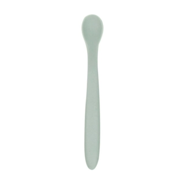 Fiudx Cuchara para Alimentación de Bebés, Material Apto para Uso Alimentario, Diseño Suave y Cómodo, Fácil de Sujetar y Agarrar, Ideal para Comer de Forma Independiente, Juego de 8, Tamaño de 6.4" X
