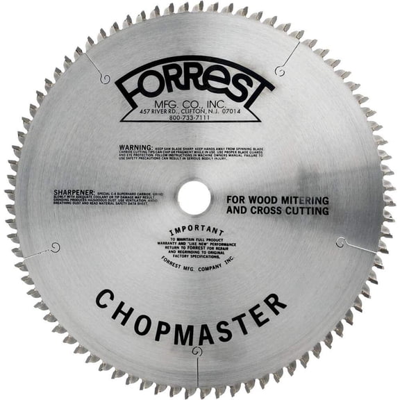 Forrest Chopmaster 8-1/2In X 60T Blade