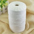 thumbnail image 4 of Cotton Rope Handicraft DIY Cotton Cord Weaving Crafting Braiding weaving cotton thread cotton Rope Thread, 3mm, 200m, 2 Rolls, 4 of 8