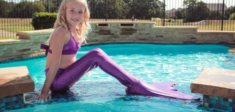 purple mermaid swimsuit