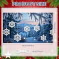 thumbnail image 2 of Frosty Design Snowflake Banner Winter Winter Display Christmas Decorative Icy Pattern Snowy Backdrop for Winter Party Christmas Decoration Indoor Hanging, 2 of 9