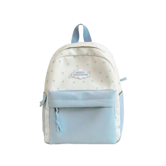 Yokua Commuters Bag Star Print Practical Daypack Spacious Interior Laptop Bag