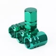 thumbnail image 1 of 4 Pack Aluminum Alloy Valve Caps - Colorful Wheel Rim Dust Covers for Car Tyres, 1 of 1
