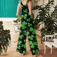 thumbnail image 4 of Saint Patrick's Day Printed Women Overalls Festival Jumpsuit Plus Sizes Work Bibs Coveralls Romper, 4 of 6