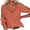 Coral, variant on Summer V-neck Women Solid Color Off Shoulder Casual Shirt Bownot Blouse Tops