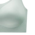 thumbnail image 5 of Women's Wire Free Bra, Full Coverage Minimizer Bra with Wide Straps, Soft Support Comfort for All Day | VerBelle,Mint Green XL, 5 of 5