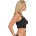 thumbnail image 2 of Shapeez  Women Wirefree Racerback Tank-Style Bralette Bra-46 Black, 2 of 6