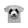 thumbnail image 1 of Big Face Panda Close Up Animal Adult T-Shirt Tee, 1 of 2