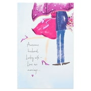 American Greetings Lucky Wife Anniversary Card for Husband with Glitter