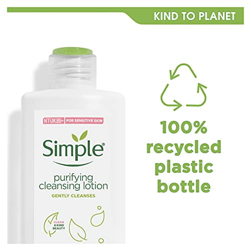 uanset Først klæde sig ud Simple Kind To Skin Purifying Cleansing Lotion 200Ml - Pack of 2 -  Walmart.com