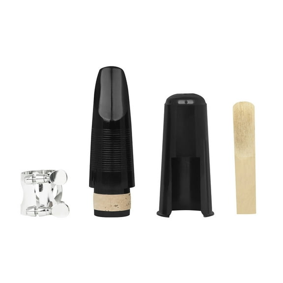 Yokua Clarinet Mouthpiece Blowing Head Set With Ligature, Reed and Plastic Cap
