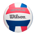 thumbnail image 2 of (2 pack) Wilson Soft Play Volleyball, Official Size, Red/White/Blue – Indoor & Outdoor Recreational Volleyball for Beach, Gym, and Backyard Play, 2 of 10