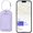 Light Purple, variant on Luggage Tags, Works with Find My, Leather Luggage Tag for Suitcases, Travel Tags, Bag Tag, Suitcase Tag with Flap, Anti-Lost Luggage , Travel Essentials,