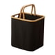 thumbnail image 2 of Cesta de almacenamiento plegable con asas para ropa sucia de moda para el hogar Negro, 2 of 9