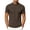 Brown, variant on AKOEE Men's Summer T-Shirts Mock Crew Neck Soft Base Tee Short Sleeve Plain Tshirts Casual Tops Loose Fit (XL, Light Blue)