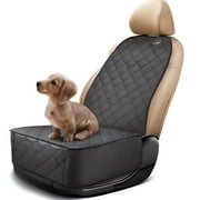 IFCOW Front Dog Seat Cover Protector Against Dirt & Fur Waterproof, ScratchProof & Nonslip Durable Pets Seat Covers, Front Seat Dog Cover for Cars, Trucks & SUVs