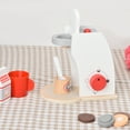 thumbnail image 3 of Casa de Juegos para ni?os Juguete Simulación de Madera Cocina Cocina Cafetera Juguete Cafetera de Madera Juego de Cocina EOTVIA NO, 3 of 6