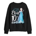 thumbnail image 1 of Frozen Boys/Girls Elsa Bright 10th Birthday Sweatshirt, 1 of 4