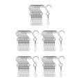 thumbnail image 1 of Baohd 10x Crochets Pivotants pour Pots de Fleurs Suspendus Robustes et Polyvalents Argent 3.5 Pouces 5Set, 1 of 6