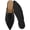 Black, variant on Women's Pointed Toe Mules PU Leather Backless Loafer Flats Casual Slip On Shoes