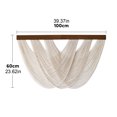 thumbnail image 6 of KGJQ Boho Tassel Wall Tapestry, Rustic Wall Hanging, String Tapestry with Wooden Rod for Bedroom Living Room Wall Decor, 6 of 8