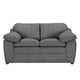 thumbnail image 2 of Sala 3-2 TRINITY Aston 2 piezas ( Sofá, Love Seat ) Gris Noche Para Sala, 2 of 8