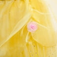 thumbnail image 3 of KAWELL Girls Off Shoulder Sequins Belle Princess Tulle Dress Masquerade Ball with Cuff, 3 of 7