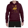 thumbnail image 2 of Stand Out From The Crowd Be Different Inspirational Inspirational/Christian Unisex Graphic Hoodie Sweatshirt, Maroon, Small, 2 of 3