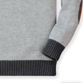 thumbnail image 3 of Hope & Henry Boys' Contrast Sweater with Elbow Patches, 3 of 3