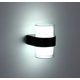 thumbnail image 1 of Aplique de pared exterior LED IP65, iluminación exterior impermeable, lámpara de aluminio acrílico de 10 W, adecuada para patio, jardín, terraza, pasillo, paso, cuadrado (redonda, blanco frío), 1 of 5