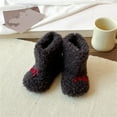 thumbnail image 6 of breaise Girls Warm Winter Snow Boots Little/Big Kids Fuzzy Faux Fur Lining Bootie Soft Casual Boots, 6 of 7