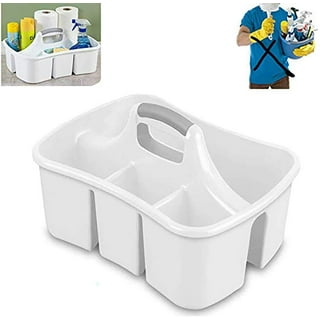  Cleaning Caddy, Cleaning Supplies Organizer with Handles for  Cleaning Products Storage, Large Wearable Cleaning Tools Tote Bag for  Housekeeping,Car,Home,Kitchen Work (Large, Grey): Home & Kitchen
