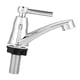 thumbnail image 5 of Grifo de agua fría simple de plástico ABS, accesorio para lavabo de baño, fregadero de cocina (recto G1/2), 5 of 15