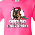 thumbnail image 4 of Inktastic Christmas is Better with a German Shepherd Youth T-Shirt, 4 of 5