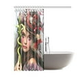 thumbnail image 2 of WOPOP Young Woman Bathroom Waterproof Fabric Shower Curtain 66x72 inches, 2 of 2
