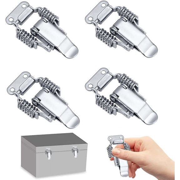 Toggle Latch For Cabinet Box Hasp, High-Quality Stainless Steel Locking Hardware Ensures Safety