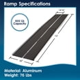 thumbnail image 4 of Silver Spring Aluminum Multi-Fold Wheelchair Ramp - 12' Long, 4 of 7