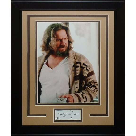 Jeff Bridges Autographed The Big Lebowski Signature Series Frame - JSA