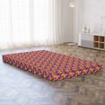 thumbnail image 3 of Tropical Foldable Mattress, Exotic Botanical Aloha Art, 78.7" x 47.2", Dark Lavender Marigold, by Ambesonne, 3 of 4