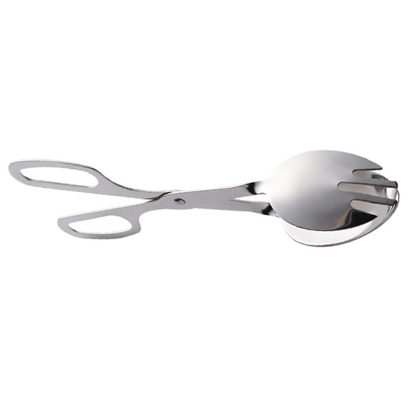 COMPUKAS Stainless Steel 10 Inch Food Tongs Kitchen Salad Serving Tong 1 Piece